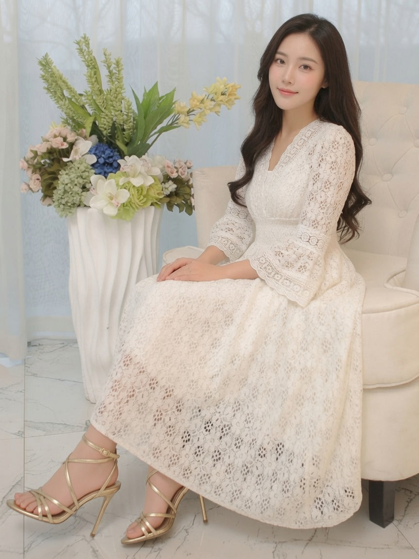 Lovely in Lace Dress