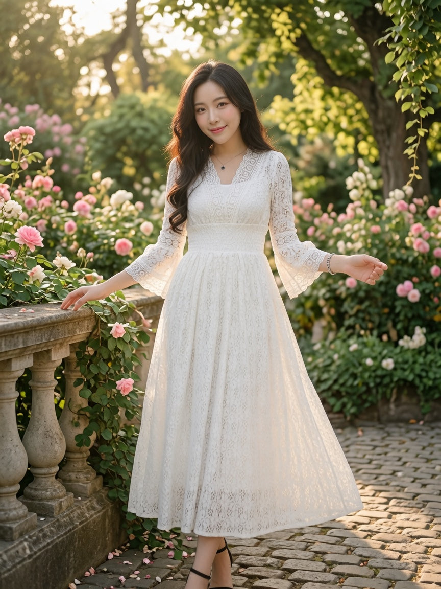 Lovely in Lace Dress